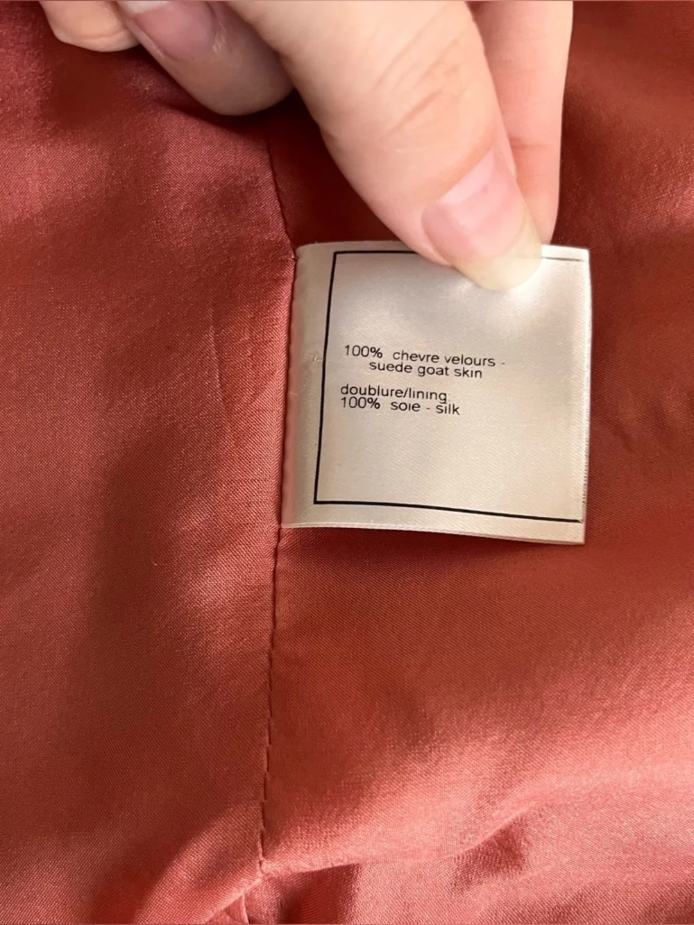 Chanel Vintage 1999 Salmon Pink Quilted Suede Top Vest Goat Skin 40 Rare